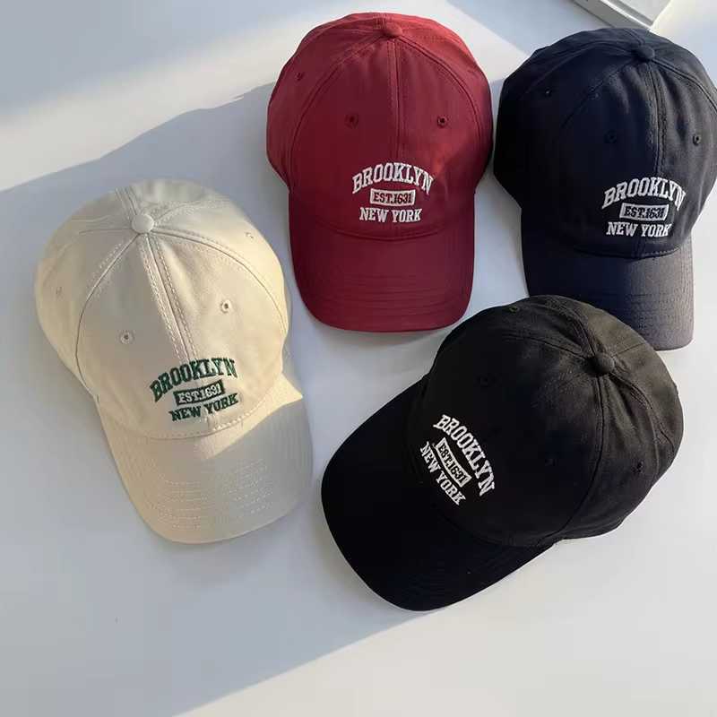 Soft Cotton Letter Embroidered Baseball Cap