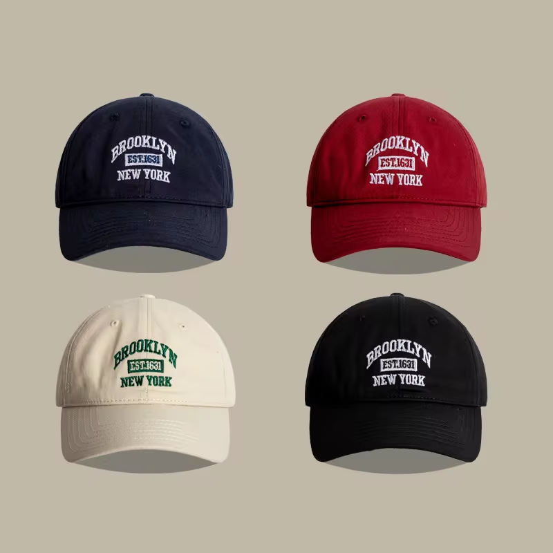 Soft Cotton Letter Embroidered Baseball Cap