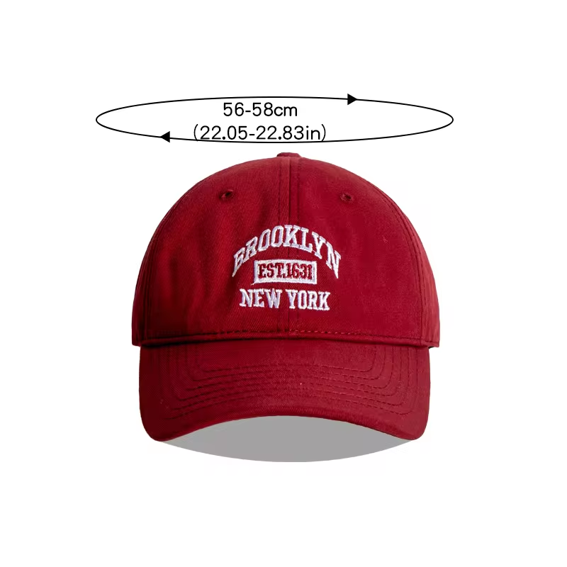 Soft Cotton Letter Embroidered Baseball Cap
