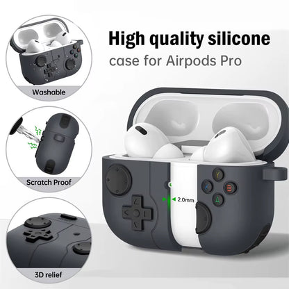 2025 New Cases for Airpods Pro 2 3D Gamepad Gameboy Earphone Accessories Soft Protector Cases Cover for Airpods 1/2/3