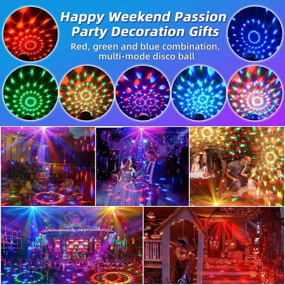 LED Crystal Color Magic Ball Light