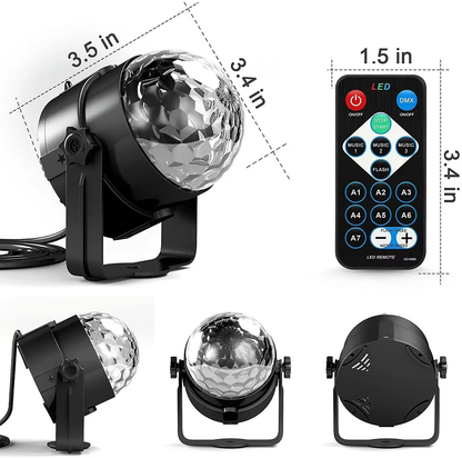 LED Crystal Color Magic Ball Light