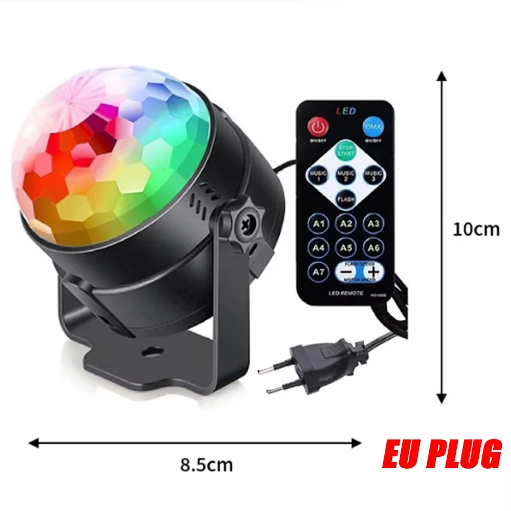 LED Crystal Color Magic Ball Light