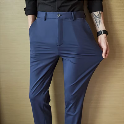 Men's Breathable Solid Casual Dress Pants