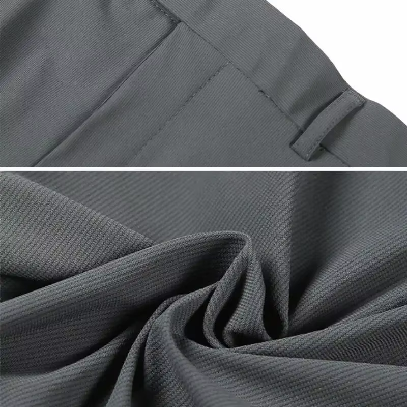 Men's Breathable Solid Casual Dress Pants