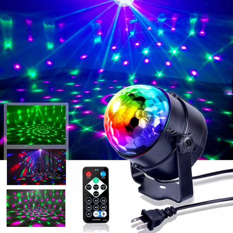 LED Crystal Color Magic Ball Light