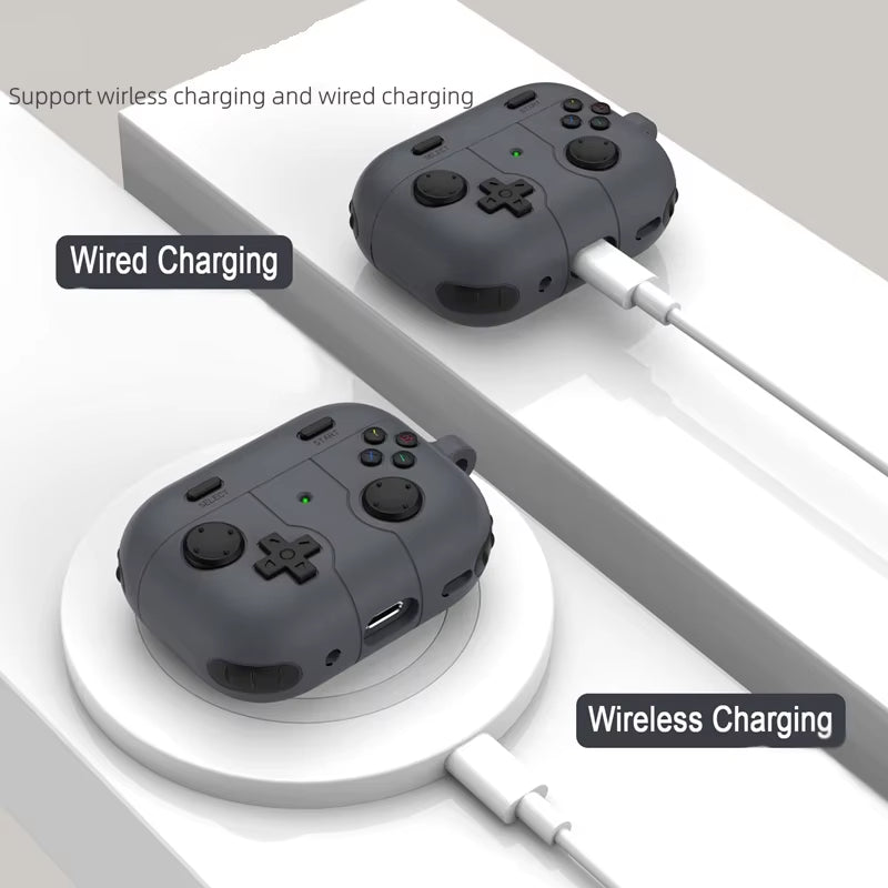 2025 New Cases for Airpods Pro 2 3D Gamepad Gameboy Earphone Accessories Soft Protector Cases Cover for Airpods 1/2/3